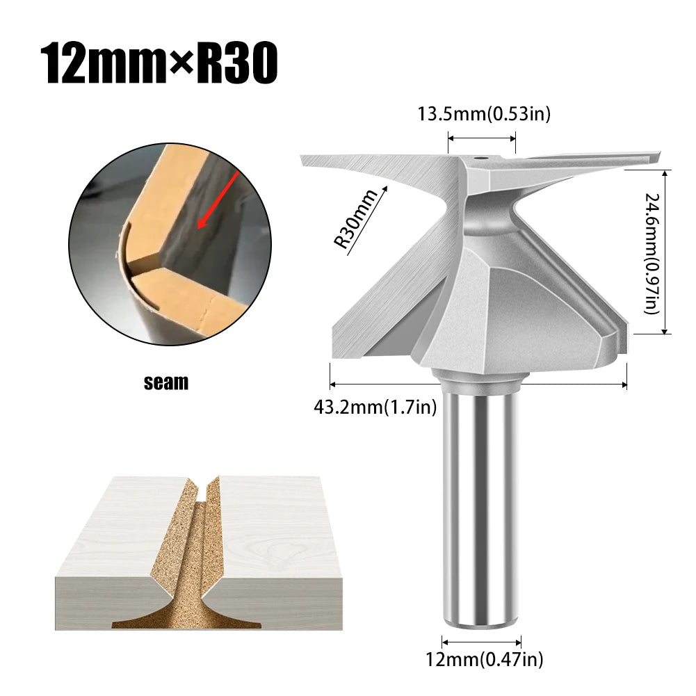 Arc bending router bit full product view