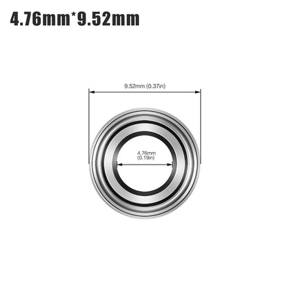 Top-Mounted Router Bit Bearings - Ball Bearing Guide Set, 4.76-12.7mm