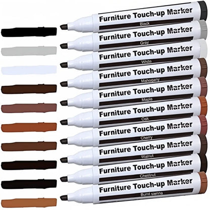 Furniture Repair Pen Kit – Wood Markers & Wax Sticks Touch-Up Set