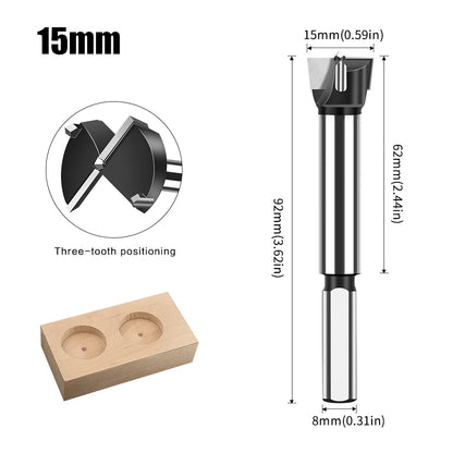 12-60mm tungsten carbide Forstner hinge boring bit - image 29 of 34