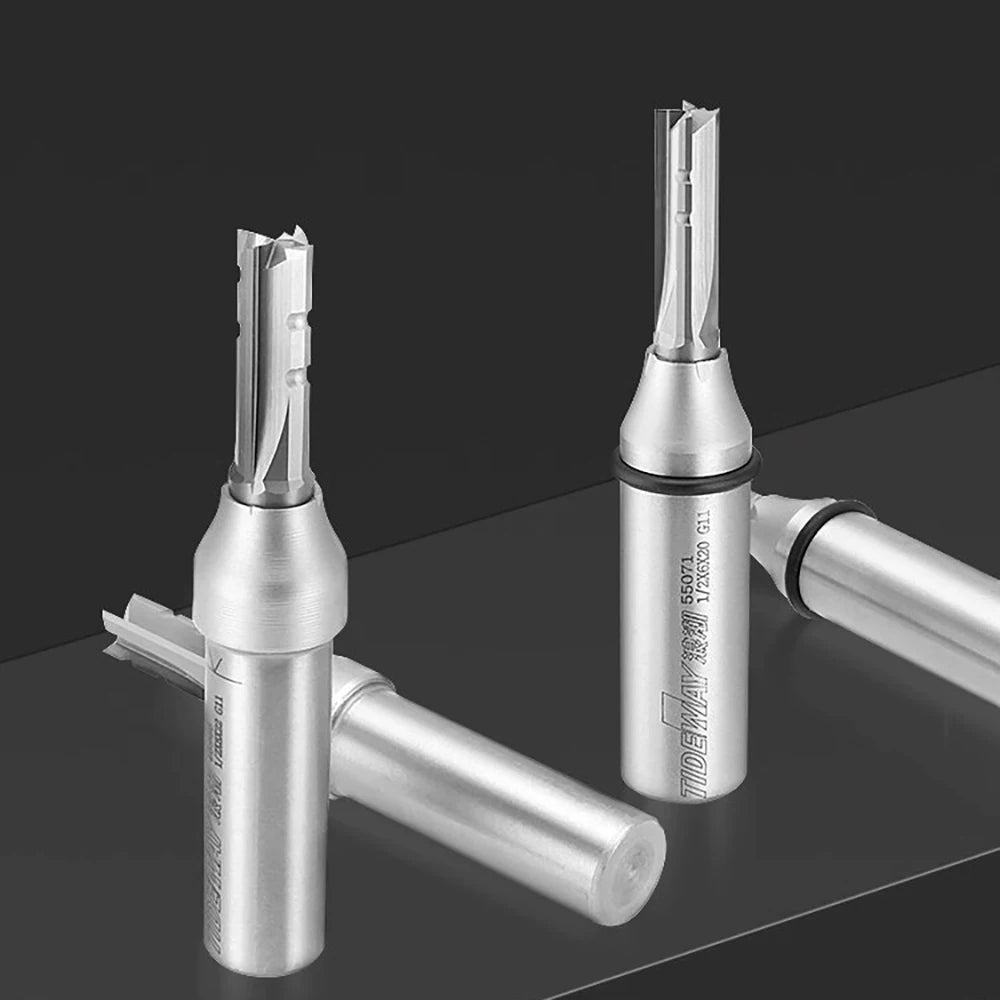 Tideway 4-Flute TCT Straight Router Bit – CNC Carbide Milling Cutter