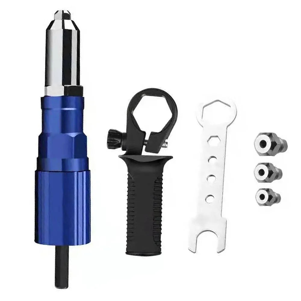 Rivet Adapter for Electric Drill - Turns Drill into Riveter