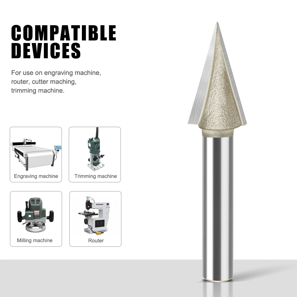 30 degree inclined router bit with 1/4in and 6mm shank - image 4 of 8