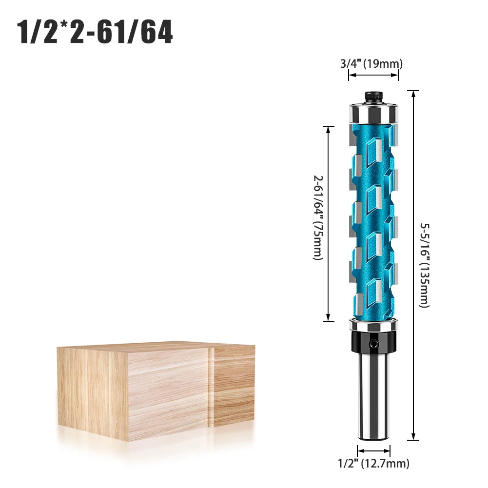 Spiral flush trim router bit with double bearing - image 9 of 14