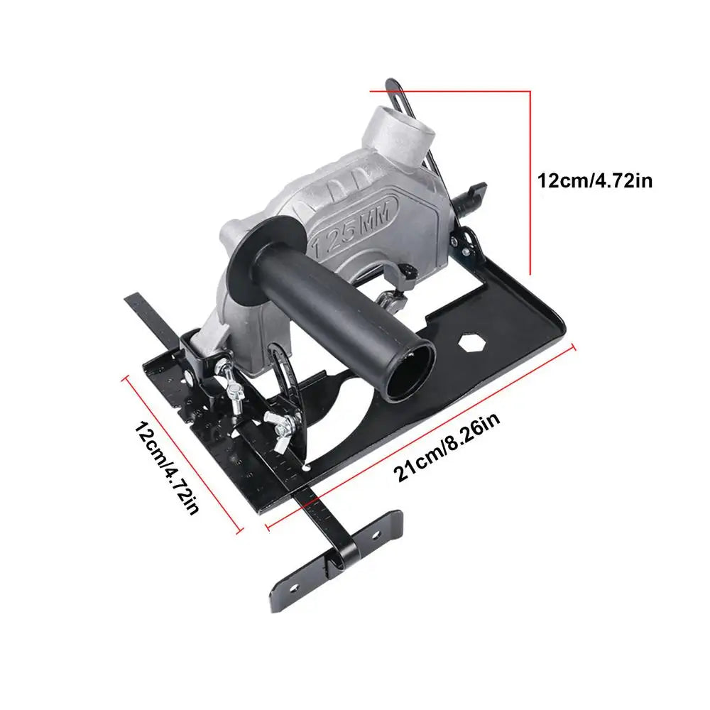 Angle Grinder Cutting Table - Adjustable 0-45 Degrees, Dust Collection