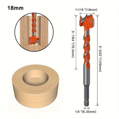 Round Shank Forstner Bit - 16-25mm Hinge Boring Drill Bit