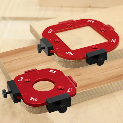 R10-R50 Round Corner Radius Template Set – Router Table Jig