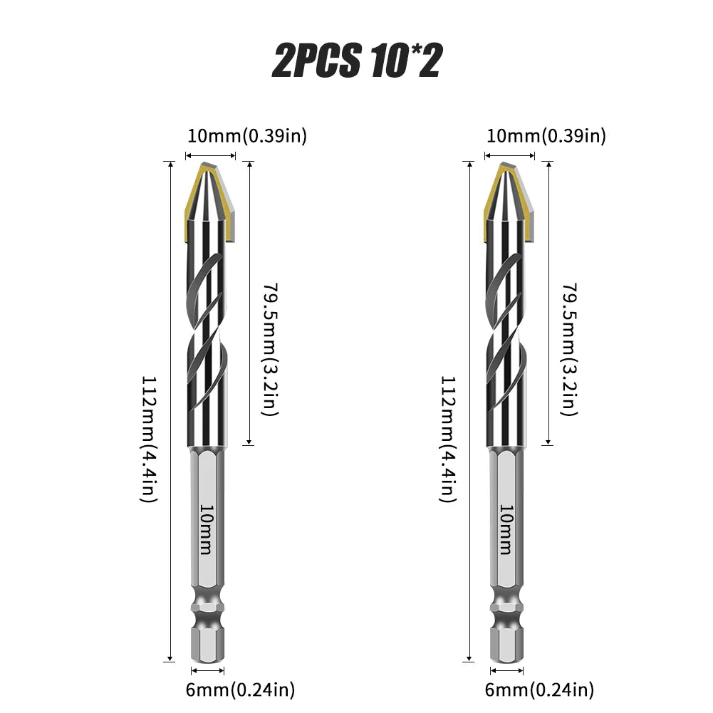 Eccentric drill bit set - view 14
