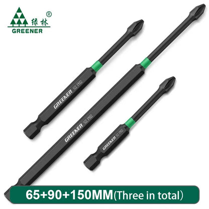 Magnetic Screwdriver Bit Set – Heavy-Duty Impact Drill Bits (50-150mm)