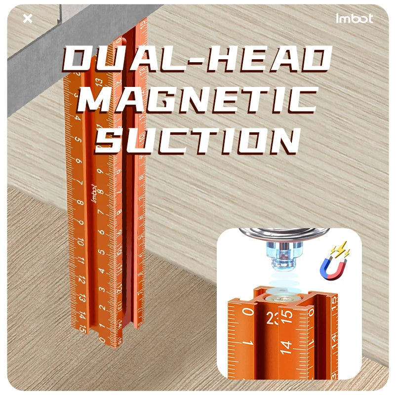 Magnetic marking ruler for woodworking - view 6