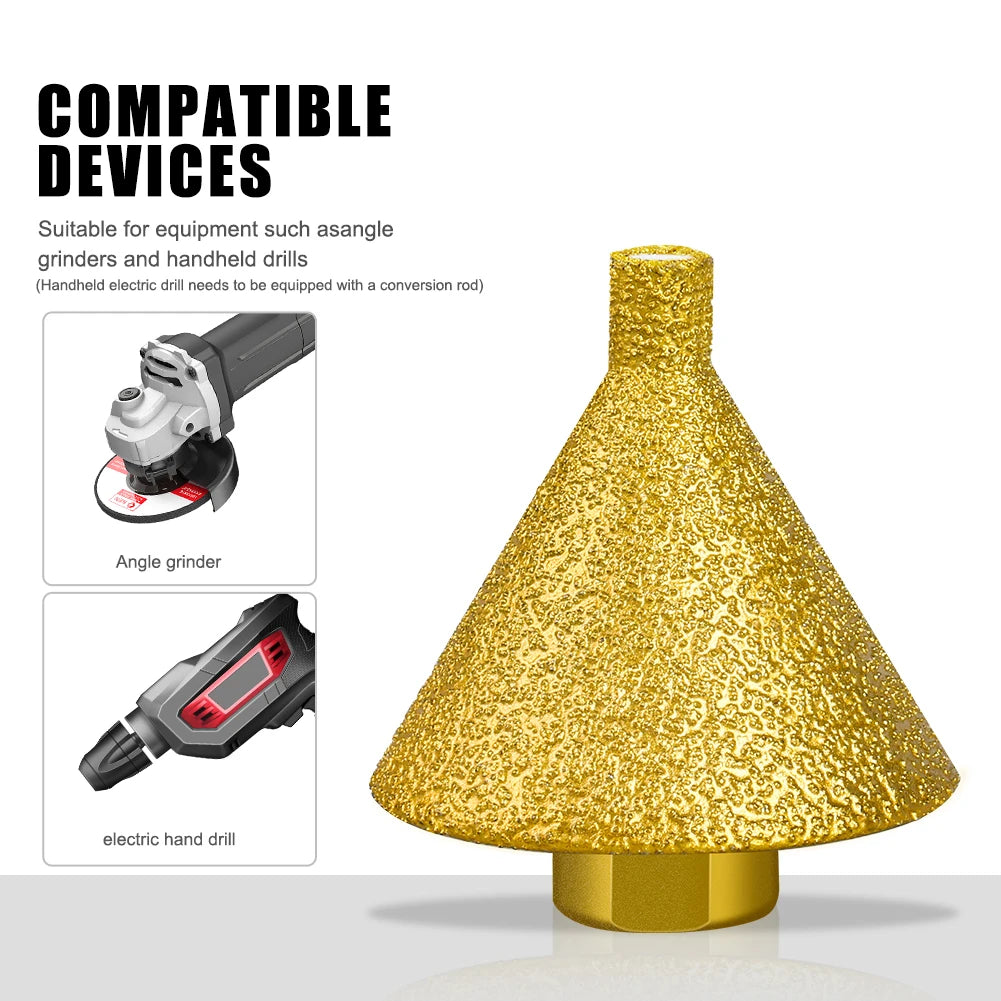 Diamond bit threaded mount detail, M10 M14