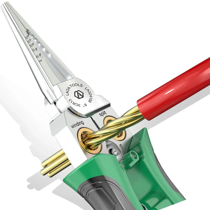 8-in-1 Electrician's Pliers with Wire Stripper & Crimper