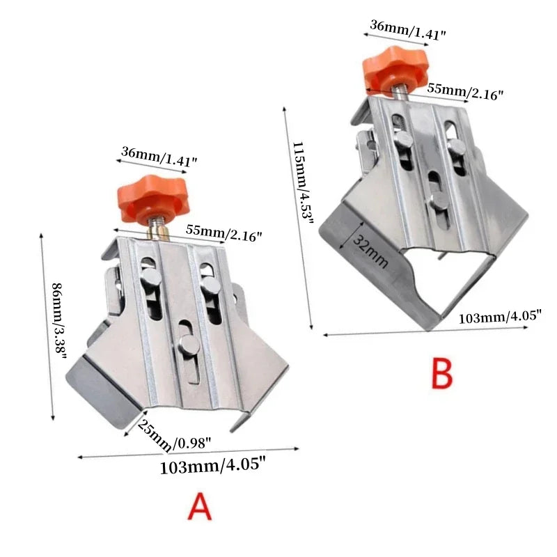 90-Degree Corner Clamp – Adjustable Swing Jaw for Framing & Welding