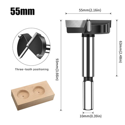 12-60mm tungsten carbide Forstner hinge boring bit - image 11 of 34