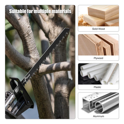 T-Shank Jigsaw Blade Set - HCS Blades for Wood, Metal & Plastic