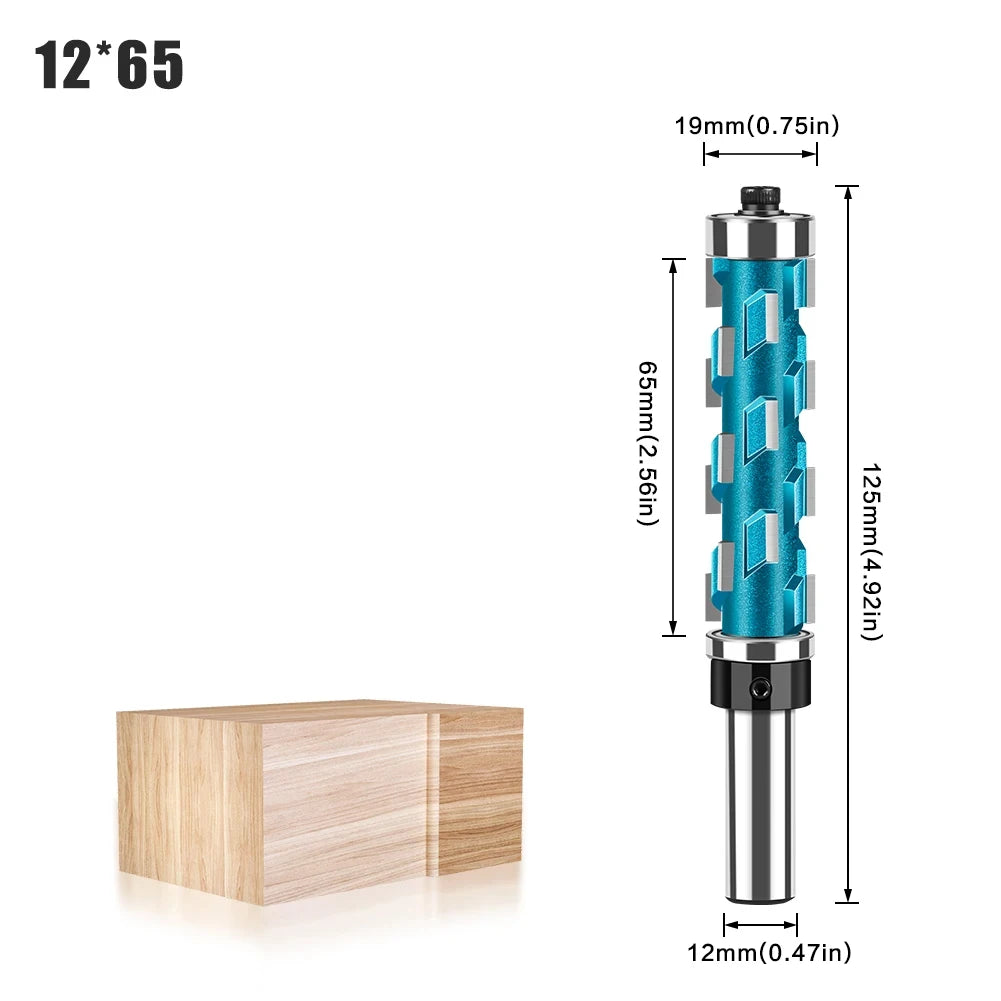 Spiral flush trim router bit with double bearing - image 10 of 14