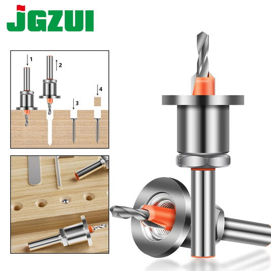 Adjustable Countersink Drill Bit – 8mm/10mm Shank, Carbide Tip