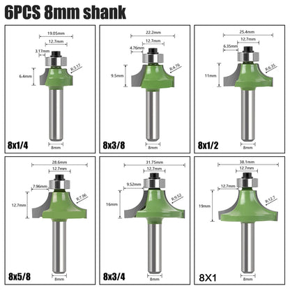 8mm shank straight router bit - image 10 of 15