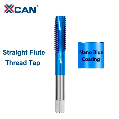 Straight flute HSS metric thread tap with TiN and nano blue coating - image 8 of 8