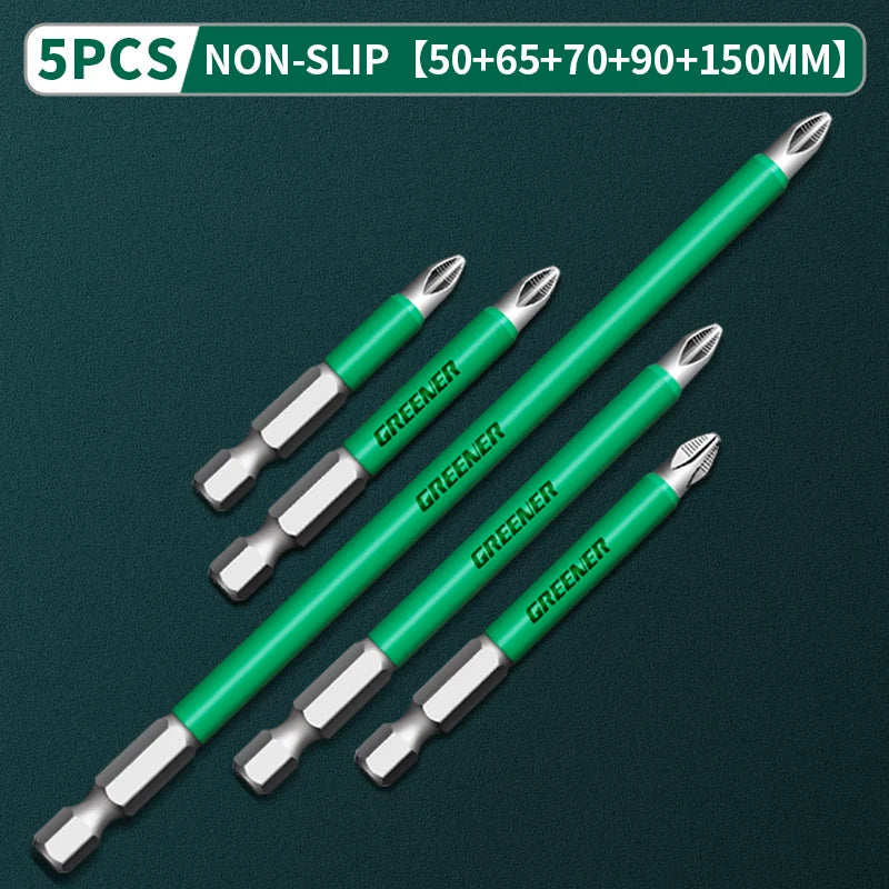 Electric Precision Screwdriver Set – PH2 Magnetic Bits, 25-150mm