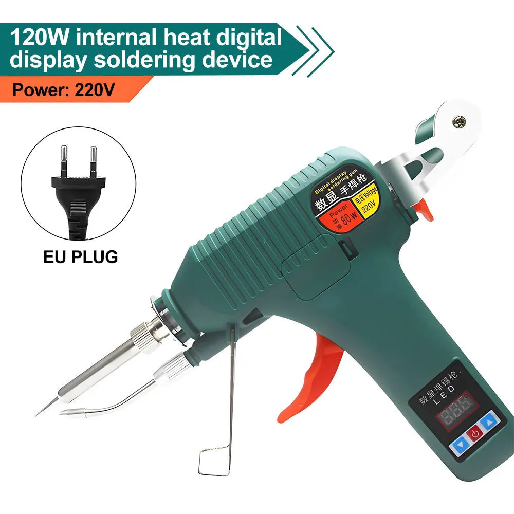Digital Soldering Gun – 80W/120W Adjustable Temperature