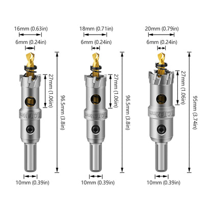 Compact hole saw set - view 3