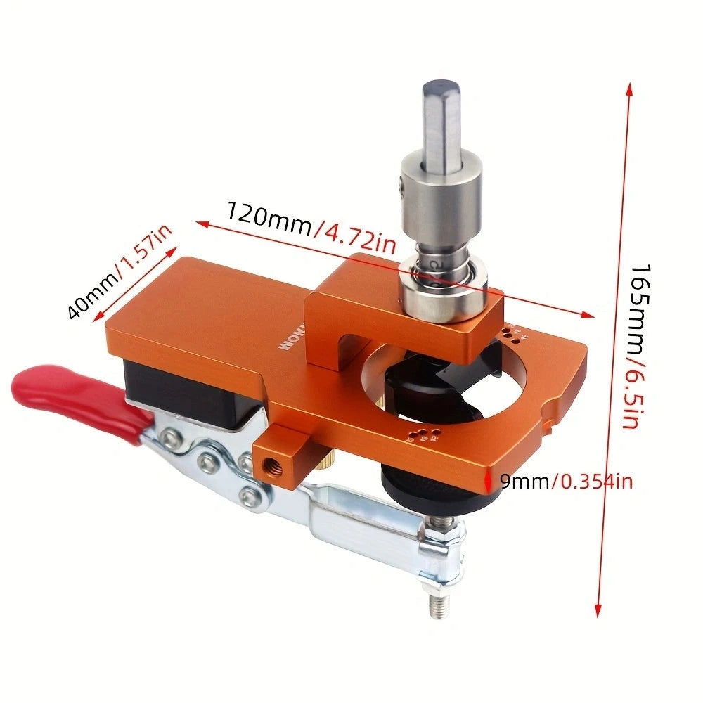 35mm Concealed Hinge Jig Kit – Hole Drilling Guide with Fixture