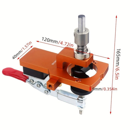 35mm Concealed Hinge Jig Kit – Hole Drilling Guide with Fixture