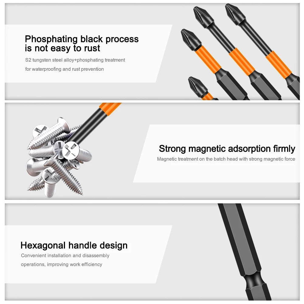 PH2 magnetic cross head screwdriver bit - image 5 of 41