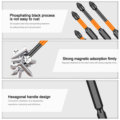 PH2 magnetic cross head screwdriver bit - image 5 of 41