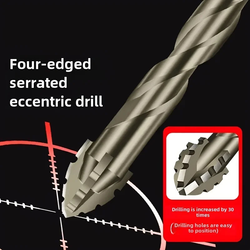 7-Piece Carbide Serrated Drill Bit Set – Dry Tile & Stone Drilling