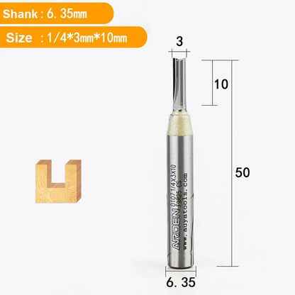 TCT straight router bit full product view