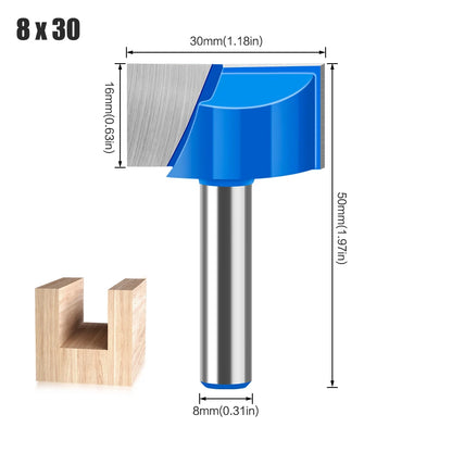 8mm shank bottom cleaning router bit - image 27 of 27