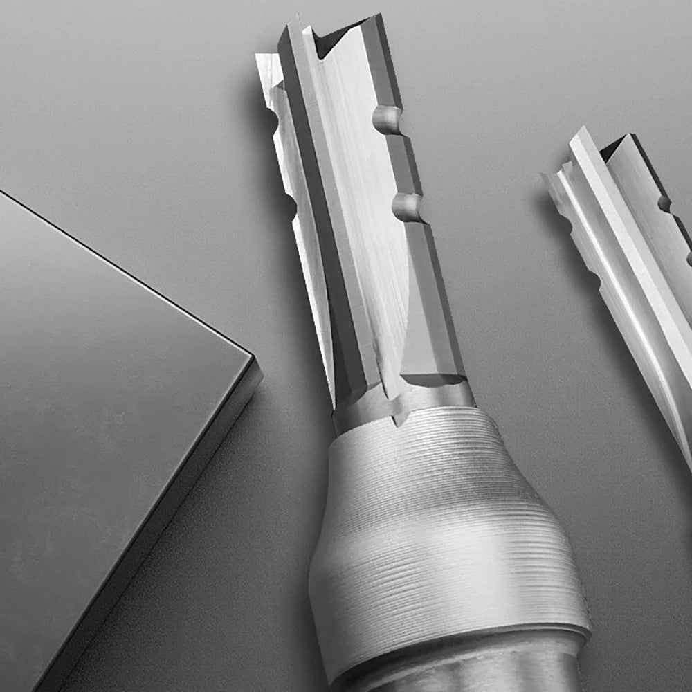 Tideway 4-Flute TCT Straight Router Bit – CNC Carbide Milling Cutter