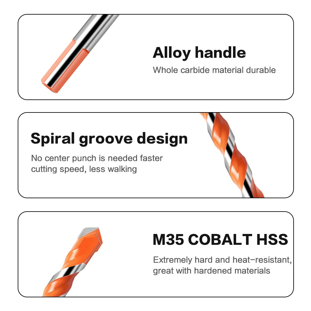 Triangle tip drill bit - view 3