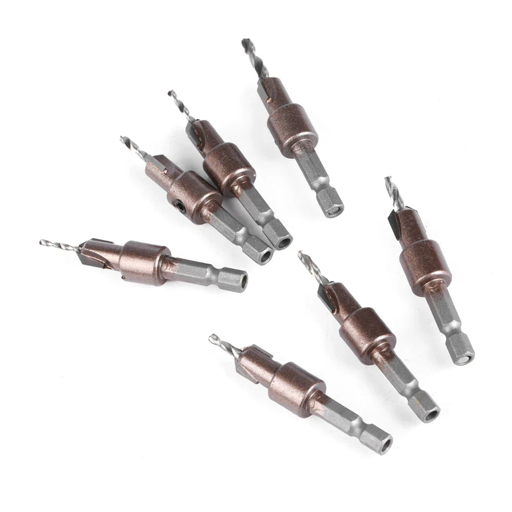 Combination Drill & Countersink Bit - Hex Shank (8mm)