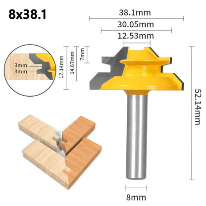 45-Degree Miter Router Bit - Precision Joinery