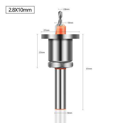 Adjustable Countersink Drill Bit – 8mm/10mm Shank, Carbide Tip