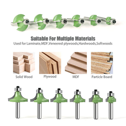 8mm shank straight router bit - image 3 of 15