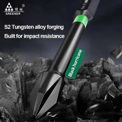 Magnetic Screwdriver Bit Set – Heavy-Duty Impact Drill Bits (50-150mm)