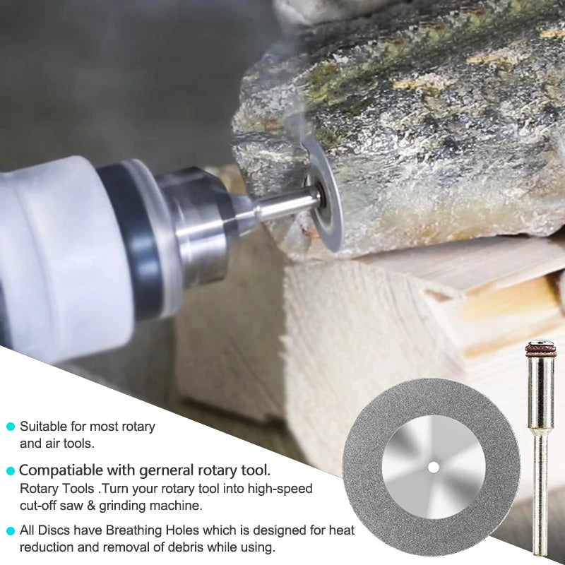 Mini diamond saw blade for rotary tools - view 5