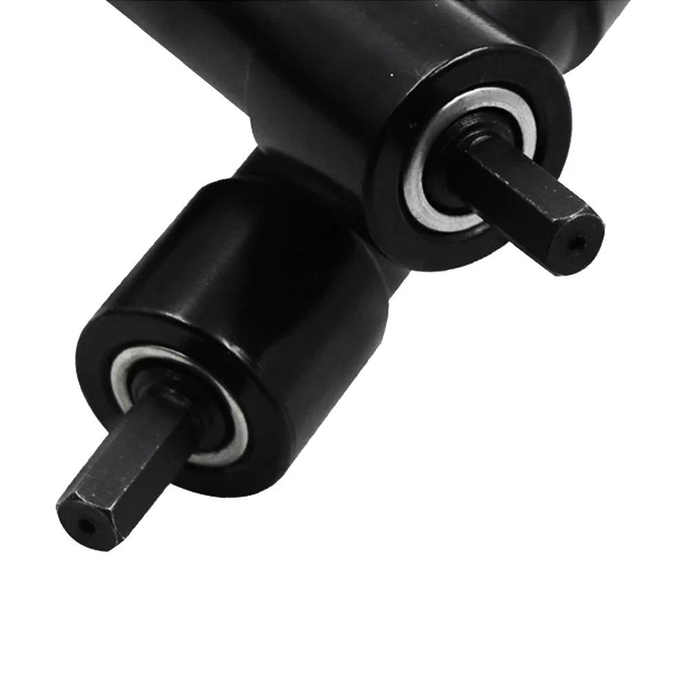 90-Degree Right Angle Drill Adapter - Aluminum Chuck