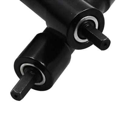 90-Degree Right Angle Drill Adapter - Aluminum Chuck