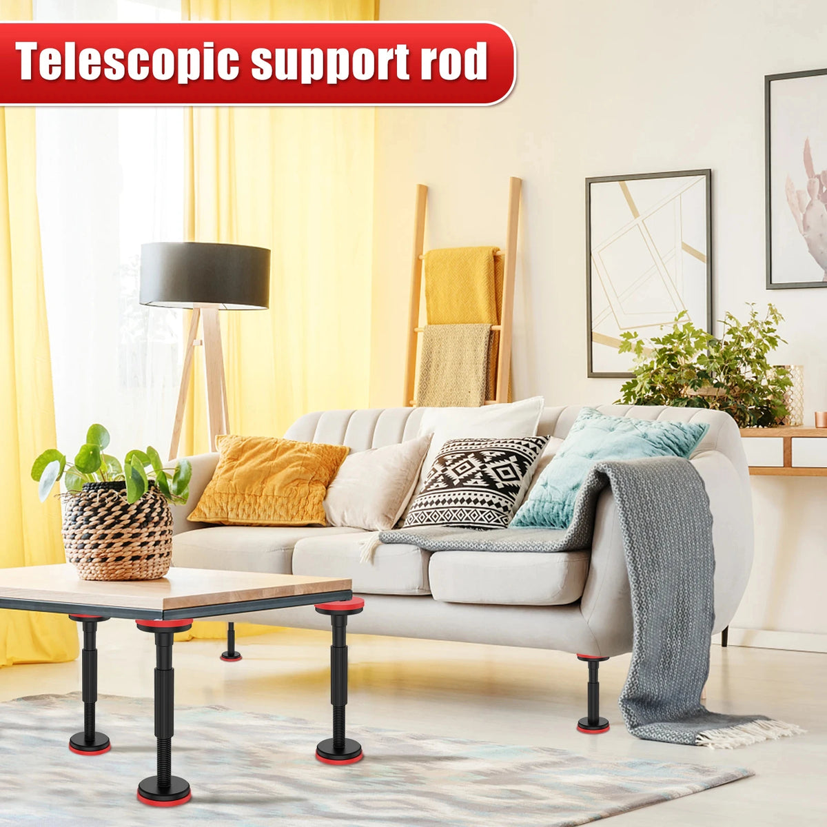 Nylon cabinet support pole - view 4