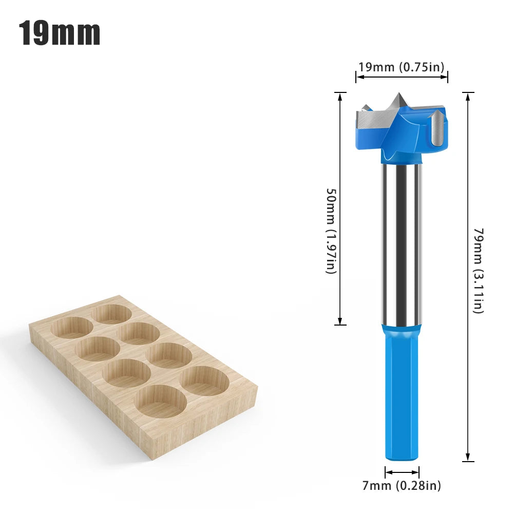 Hinge boring drill bit - view 13
