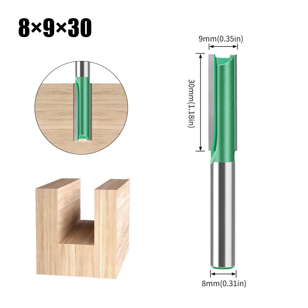 8mm shank straight router bit - image 14 of 26