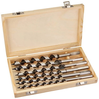 6-Piece Carpenter's Wood Drill Bit Set