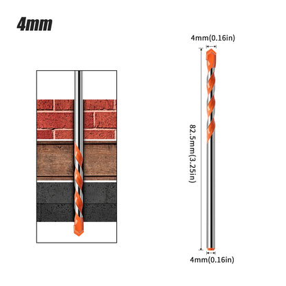Triangle Tip Masonry Drill Bit - Glass, Tile & Concrete Hole Opener