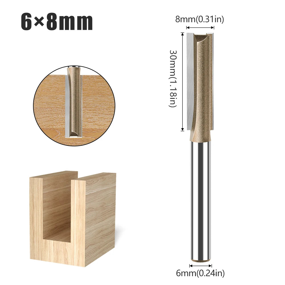 6mm shank straight router bit - image 11 of 29