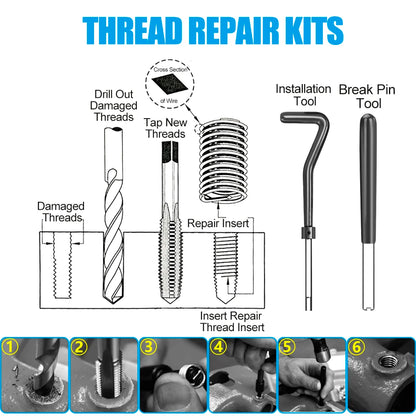 Thread repair insert kit - image 3 of 29